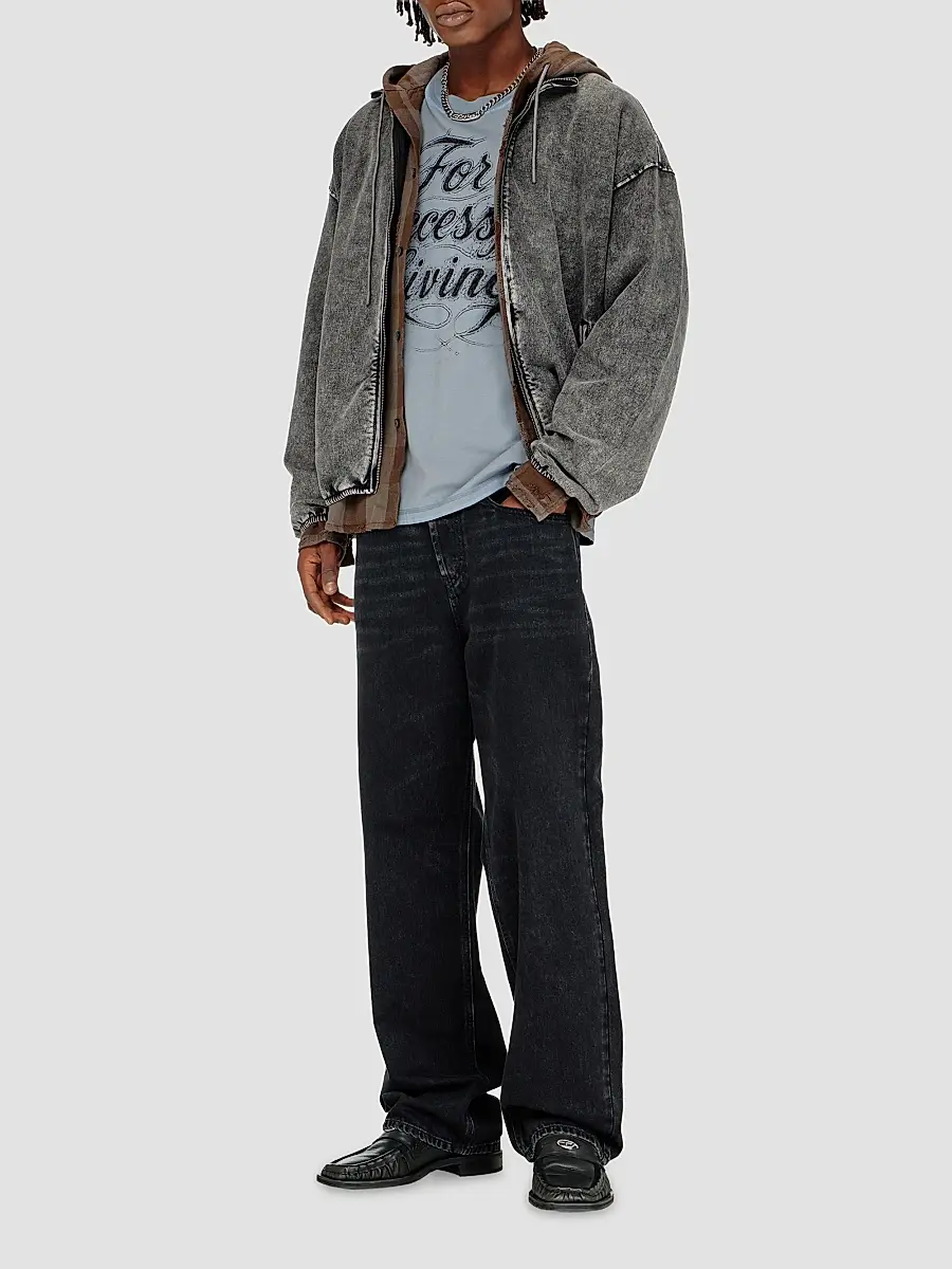 Diesel Men's Corsy Denim-Effect Jacket | Thumbnail 2 Diesel Men's Corsy Denim-Effect Jacket | Thumbnail 2