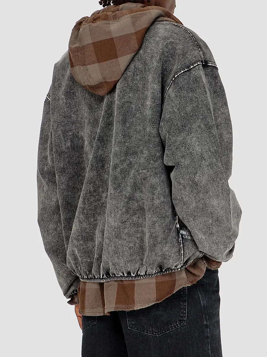 Diesel Men's Corsy Denim-Effect Jacket | Thumbnail 3 Diesel Men's Corsy Denim-Effect Jacket | Thumbnail 3