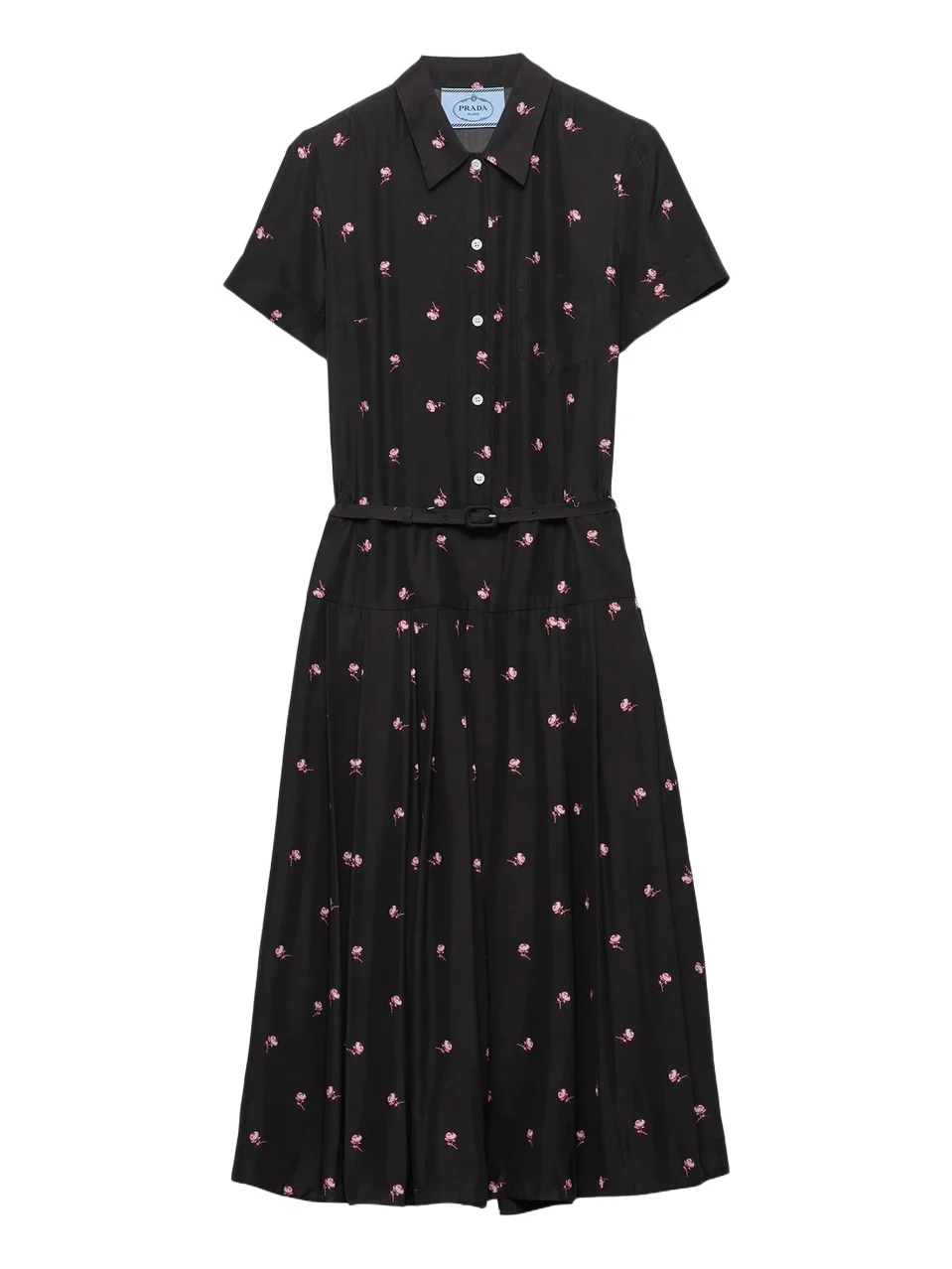 Women's Floral Print Washed Silk Dress Women's Floral Print Washed Silk Dress