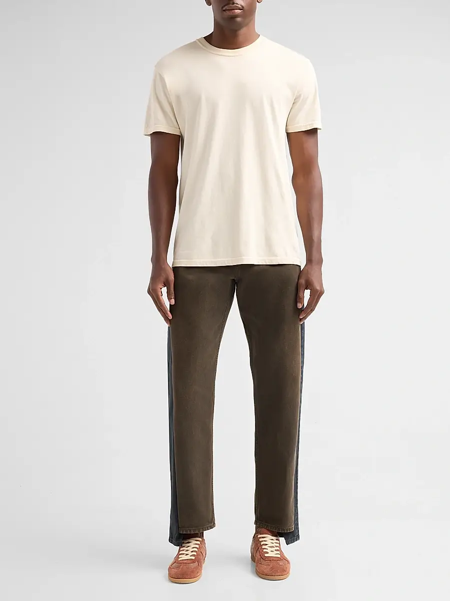 Maison Margiela Men's Stone-Washed & Dyed Spliced Jeans | Thumbnail 2 Maison Margiela Men's Stone-Washed & Dyed Spliced Jeans | Thumbnail 2