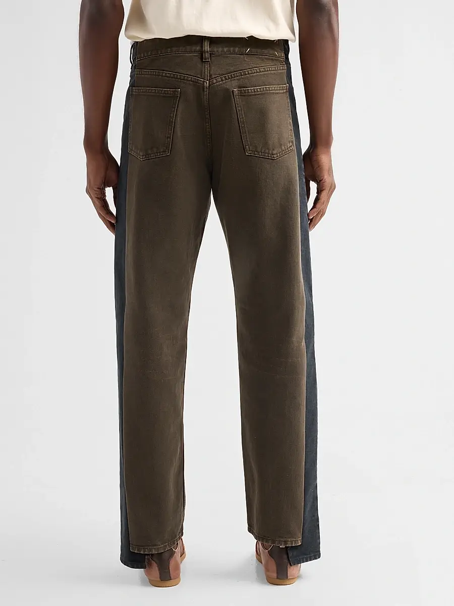 Maison Margiela Men's Stone-Washed & Dyed Spliced Jeans | Thumbnail 3 Maison Margiela Men's Stone-Washed & Dyed Spliced Jeans | Thumbnail 3