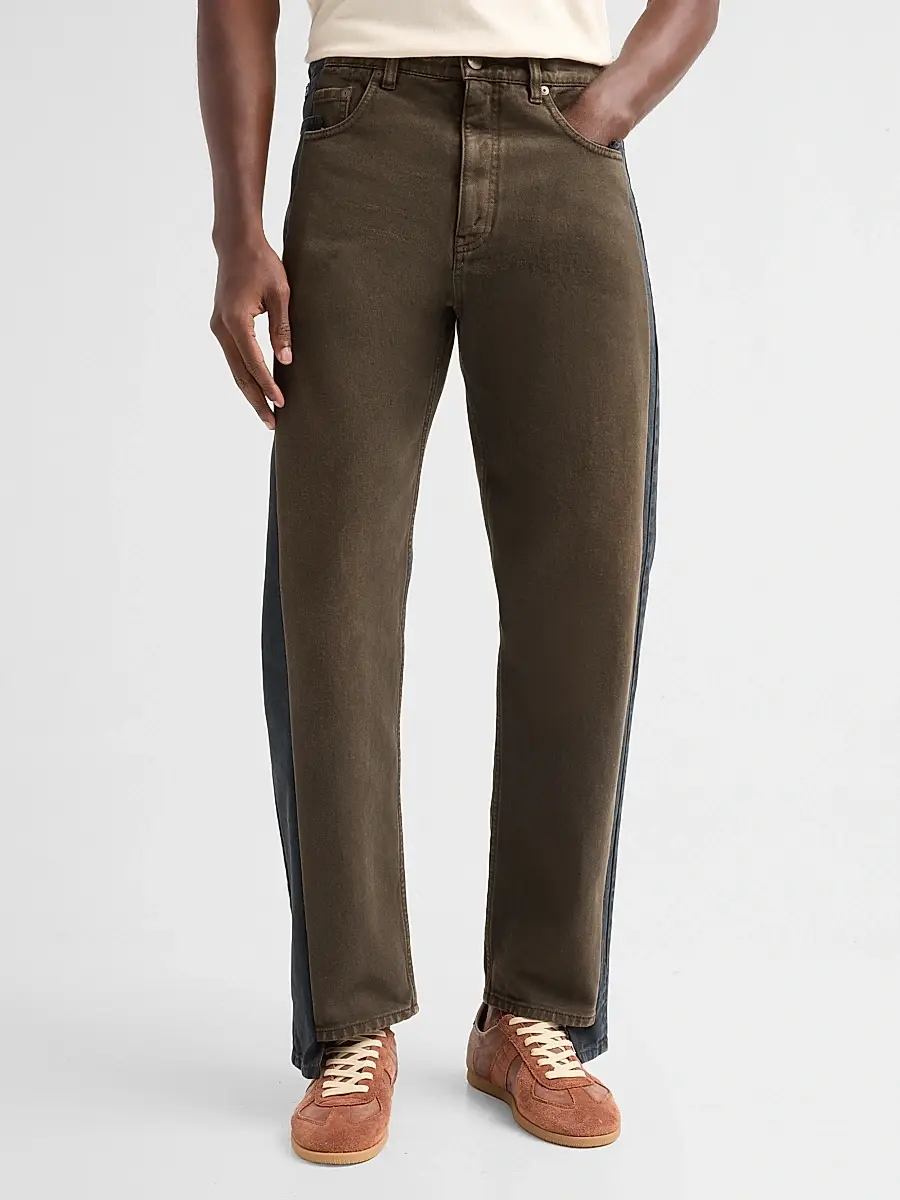 Maison Margiela Men's Stone-Washed & Dyed Spliced Jeans | Thumbnail 4 Maison Margiela Men's Stone-Washed & Dyed Spliced Jeans | Thumbnail 4