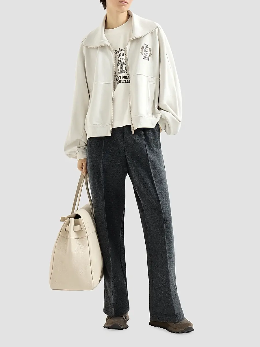 Brunello Cucinelli Women's Cotton Jersey T-Shirt with Embroidery - Butter | Thumbnail 2 Brunello Cucinelli Women's Cotton Jersey T-Shirt with Embroidery - Butter | Thumbnail 2