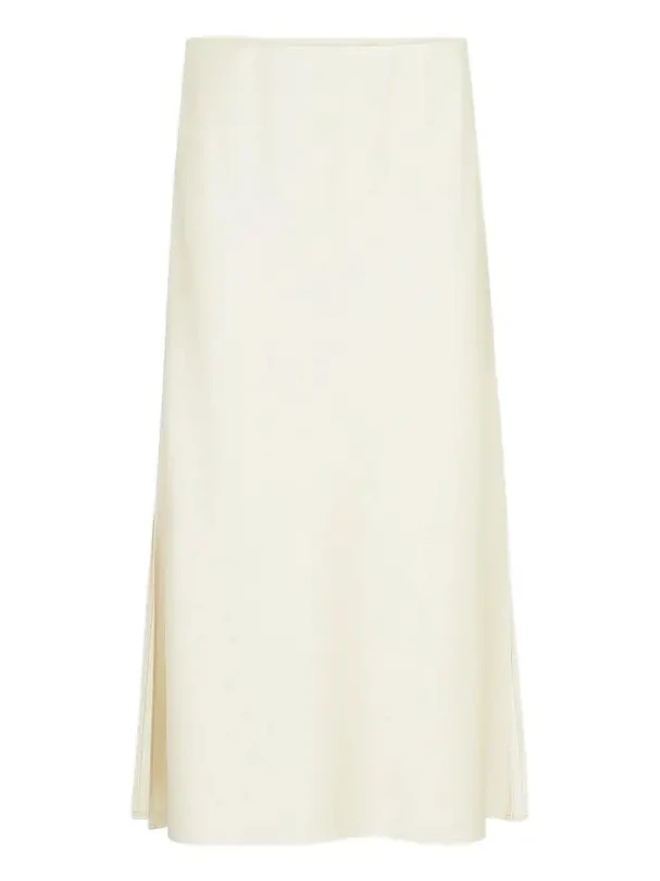 Women's Satin Cady Fluid Pencil Skirt
