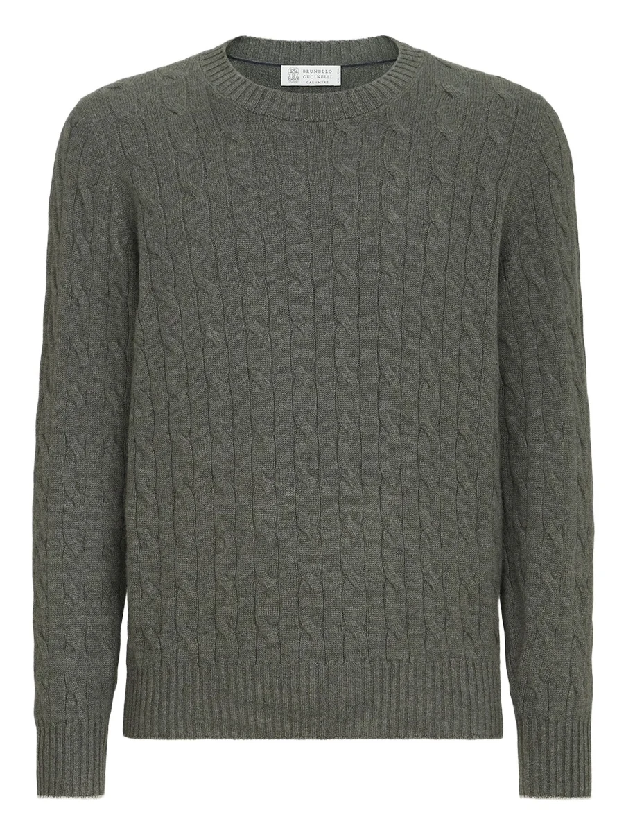 Men's Cashmere Cable Knit Sweater Men's Cashmere Cable Knit Sweater