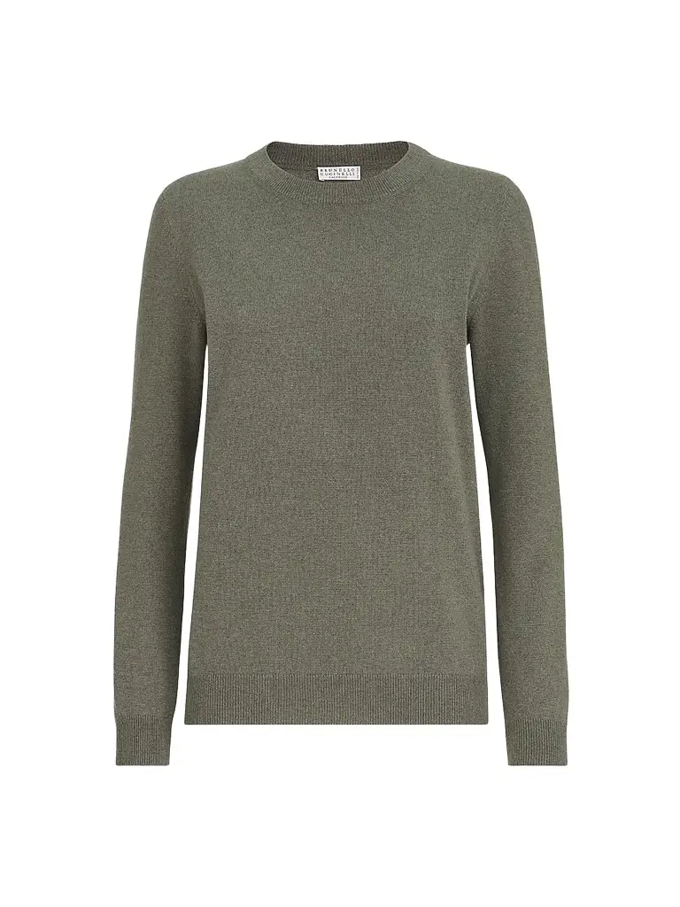 Brunello Cucinelli Women's Cashmere Sweater - Origano | Image 1 Brunello Cucinelli Women's Cashmere Sweater - Origano | Image 1