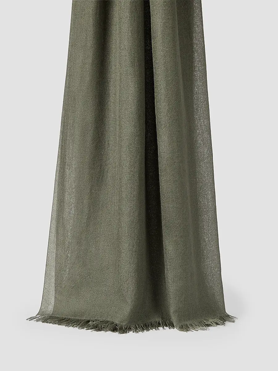 Brunello Cucinelli Women's Cashmere and Silk Scarf - Origano | Thumbnail 3