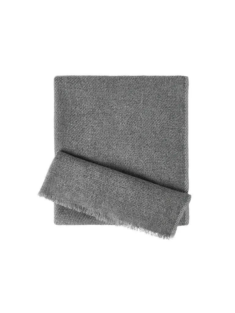 Brunello Cucinelli Men's Cashmere Scarf Grey | Image 1 Brunello Cucinelli Men's Cashmere Scarf Grey | Image 1