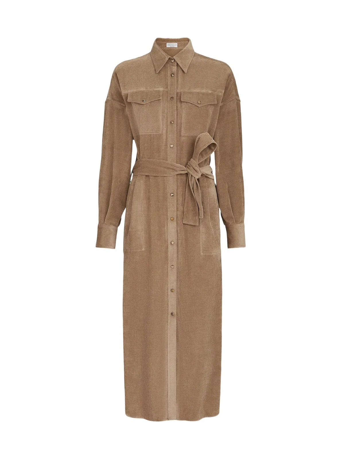 Women's Fluid Corduroy Shirt Dress Women's Fluid Corduroy Shirt Dress