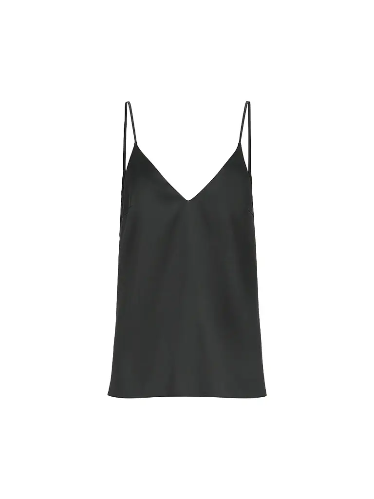 Brunello Cucinelli Women's Stretch Silk Satin Camisole Top - Black | Image 1 Brunello Cucinelli Women's Stretch Silk Satin Camisole Top - Black | Image 1