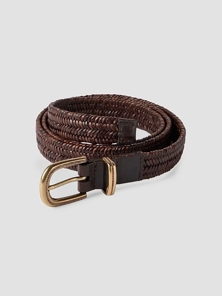 Brunello Cucinelli Women's Stretch Braided Leather Belt | Thumbnail 2 Brunello Cucinelli Women's Stretch Braided Leather Belt | Thumbnail 2