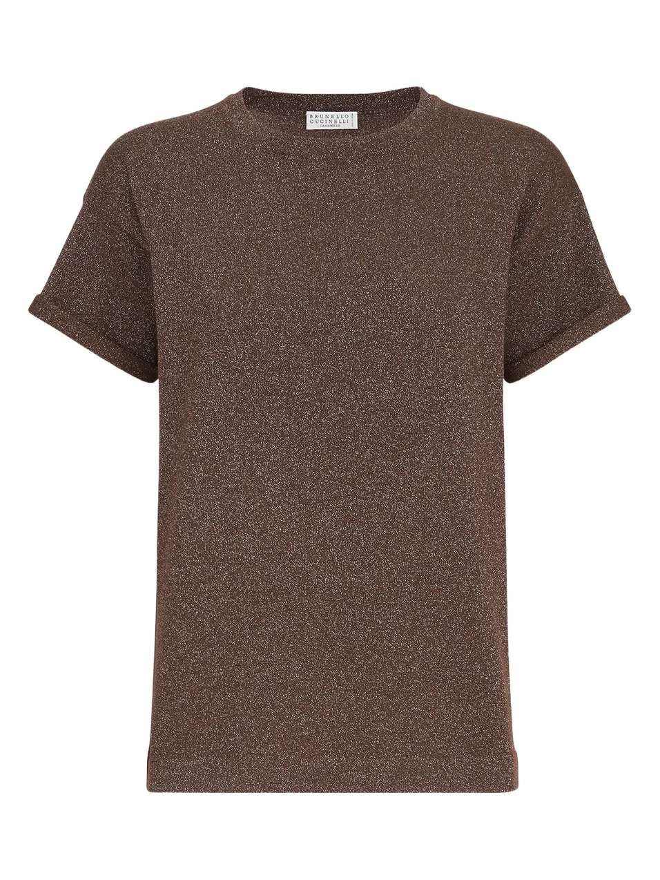 Brunello Cucinelli Women's Sparkling Cashmere and Silk Lightweight Knit T-Shirt