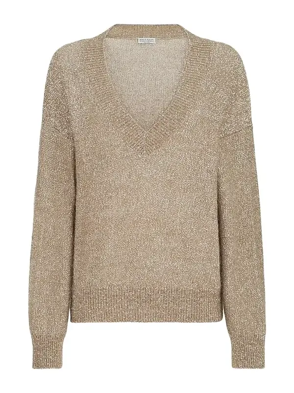 Women's Mohair and Wool Dazzling Texture Sweater Women's Mohair and Wool Dazzling Texture Sweater