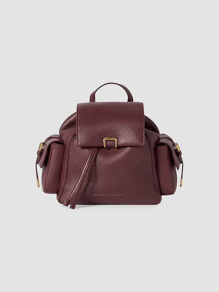 Brunello Cucinelli Women's Deerskin Sartorial Backpack | Thumbnail 3 Brunello Cucinelli Women's Deerskin Sartorial Backpack | Thumbnail 3