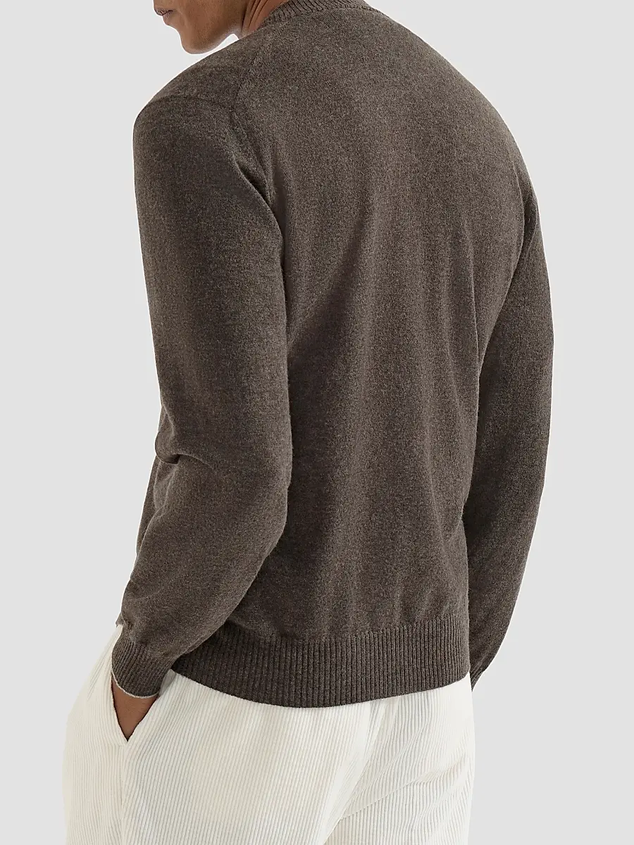 Brunello Cucinelli Men's Cashmere Cardigan | Thumbnail 4 Brunello Cucinelli Men's Cashmere Cardigan | Thumbnail 4