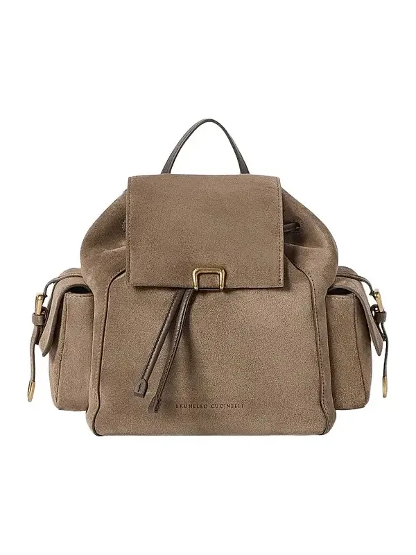 Brunello Cucinelli Women's Suede Sartorial Backpack