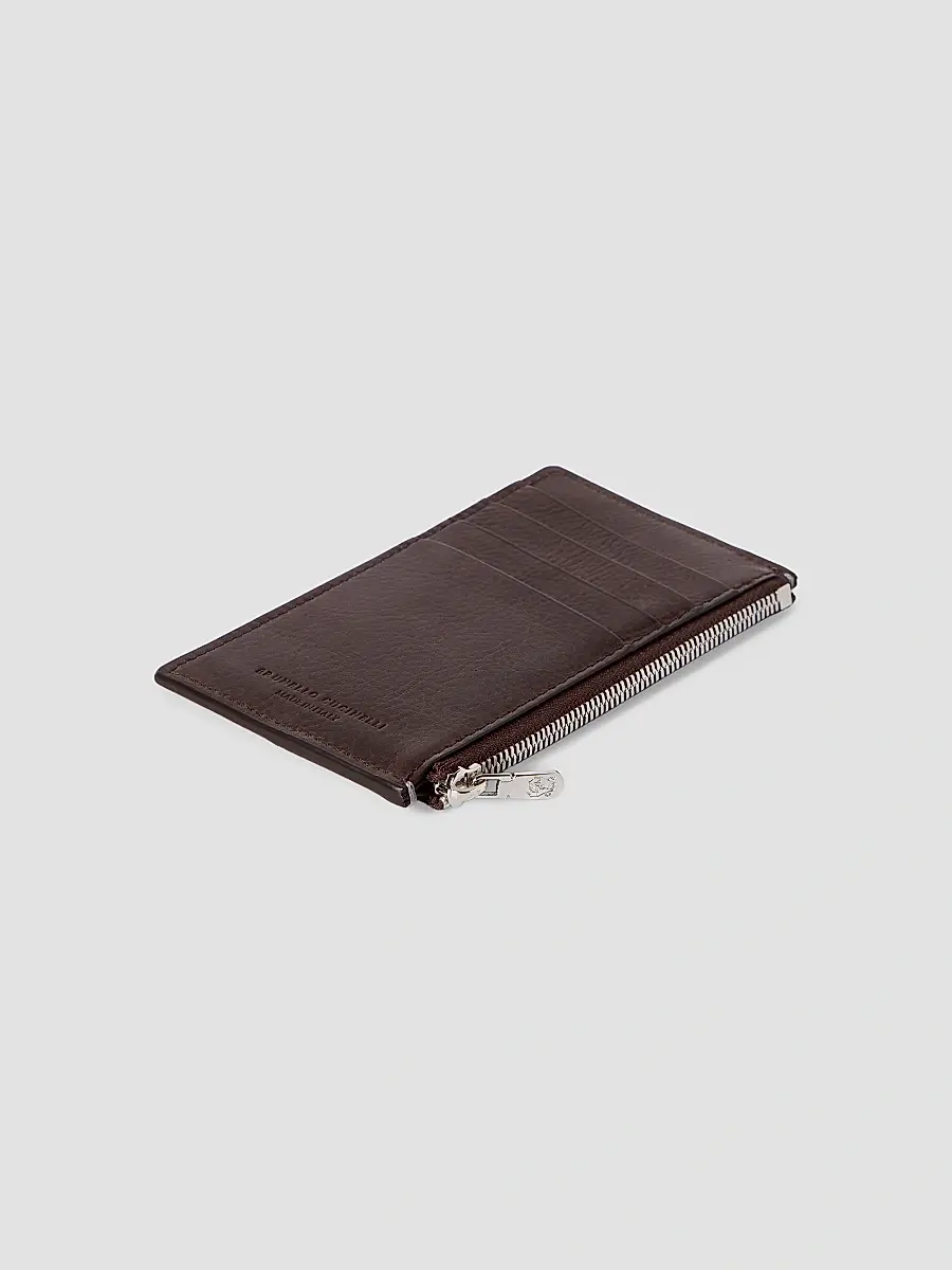 Brunello Cucinelli Grained Leather Travel Pochette | Thumbnail 3 Brunello Cucinelli Grained Leather Travel Pochette | Thumbnail 3