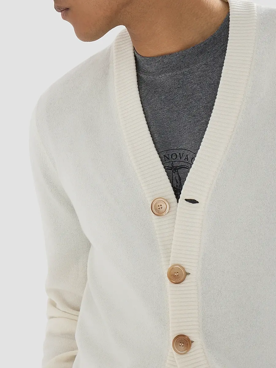 Brunello Cucinelli Men's Cashmere Cardigan | Thumbnail 6 Brunello Cucinelli Men's Cashmere Cardigan | Thumbnail 6