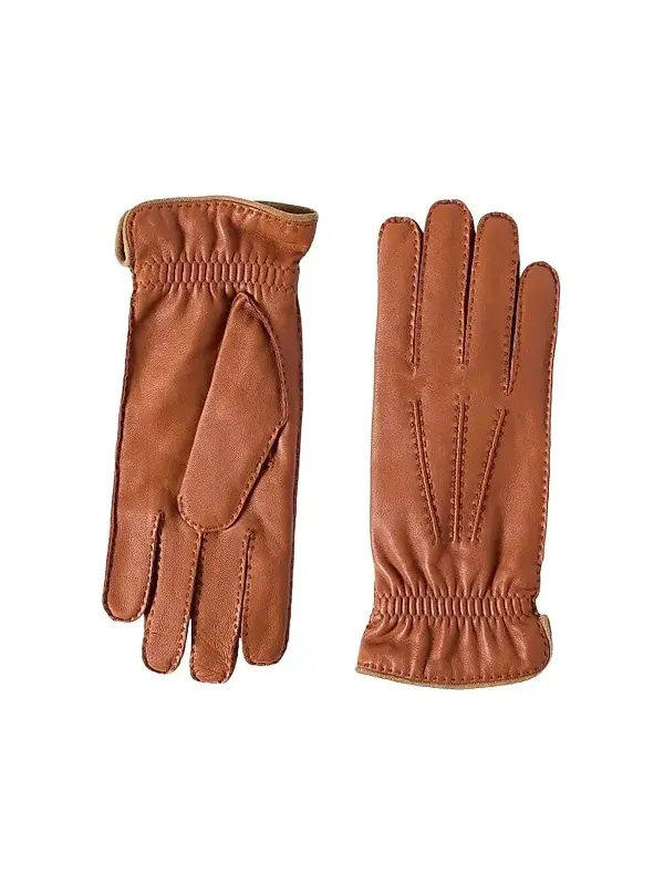 Men's Nappa Leather Gloves with Cashmere Knit Lining Men's Nappa Leather Gloves with Cashmere Knit Lining