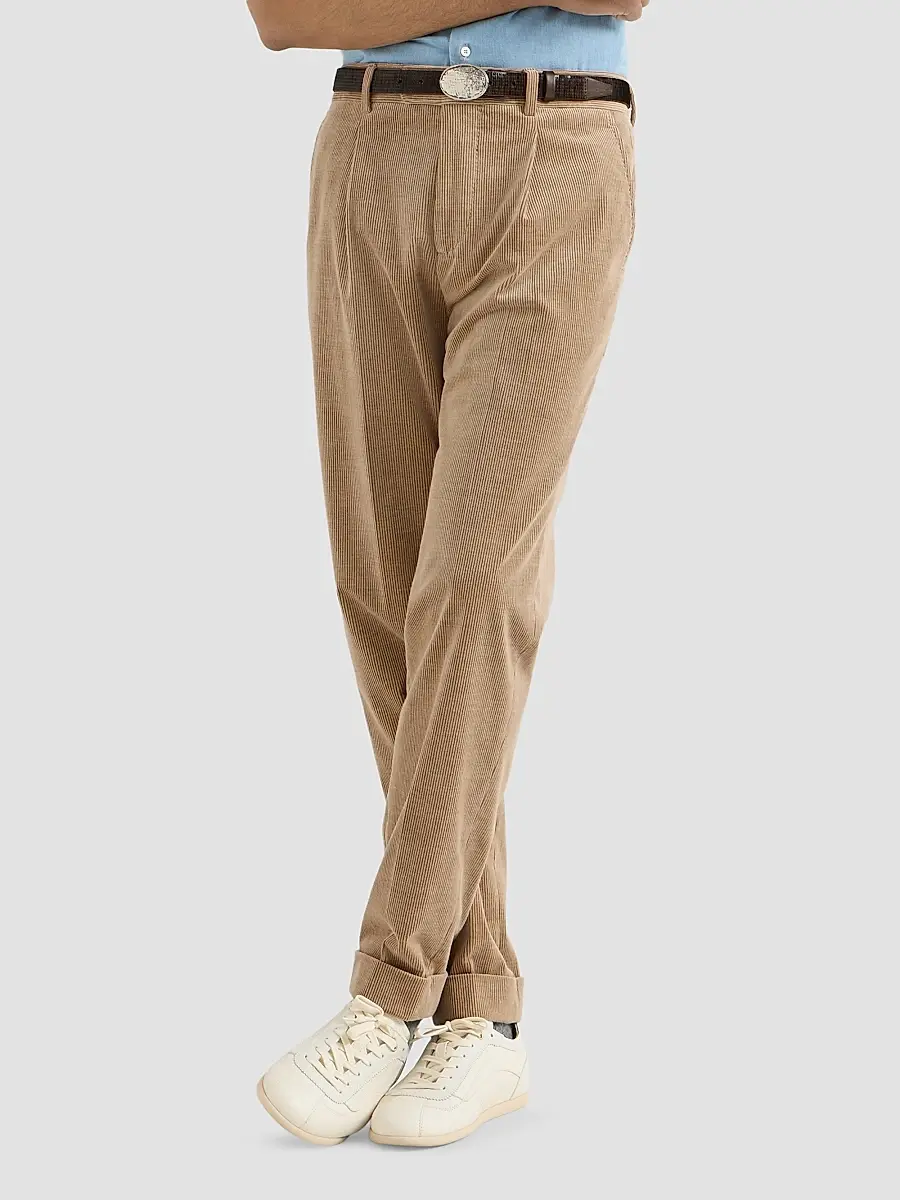 Brunello Cucinelli Men's Comfort Cotton and Cashmere Corduroy Trousers | Thumbnail 3