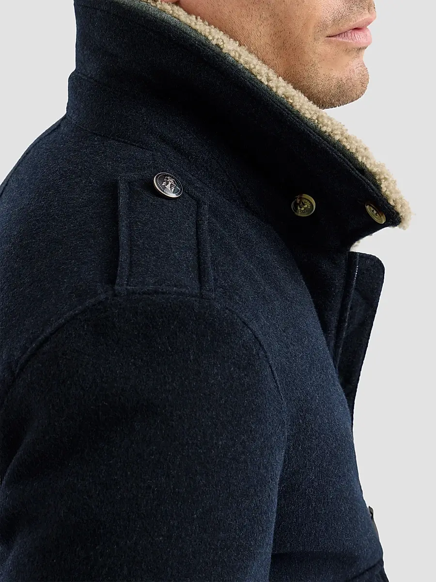 Brunello Cucinelli Men's Bonded Cashmere Beaver Cloth Bomber Jacket | Thumbnail 6 Brunello Cucinelli Men's Bonded Cashmere Beaver Cloth Bomber Jacket | Thumbnail 6