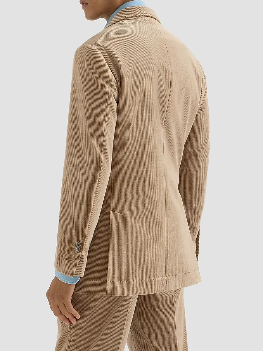 Brunello Cucinelli Men's Comfort Cotton and Cashmere Corduroy Deconstructed Blazer | Thumbnail 3
