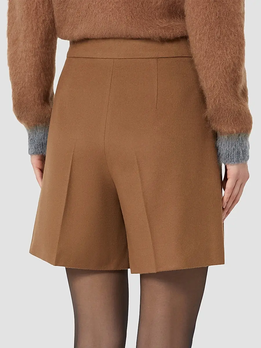 Max Mara Women's Wool Broadcloth Shorts | Thumbnail 3