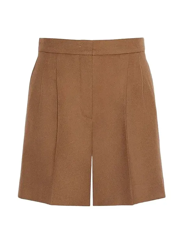 Max Mara Women's Wool Broadcloth Shorts