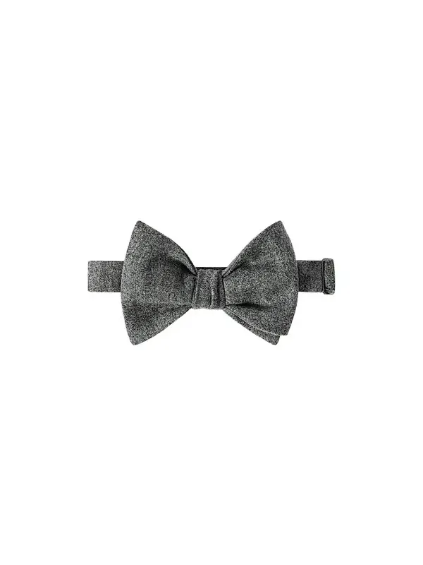 Men's Wool, Silk and Cashmere Lightweight Flannel Bow Tie