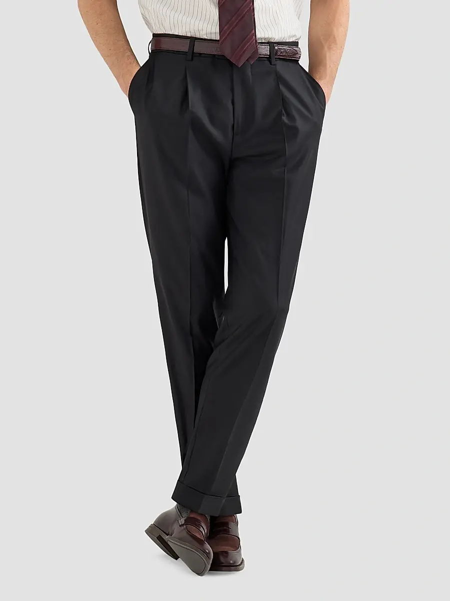 Brunello Cucinelli Men's Super 150s Virgin Wool Four Season Batavia Trousers | Thumbnail 5 Brunello Cucinelli Men's Super 150s Virgin Wool Four Season Batavia Trousers | Thumbnail 5