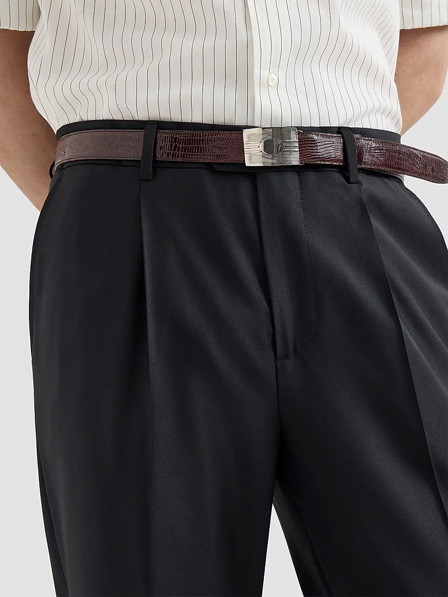 Brunello Cucinelli Men's Super 150s Virgin Wool Four Season Batavia Trousers | Thumbnail 6 Brunello Cucinelli Men's Super 150s Virgin Wool Four Season Batavia Trousers | Thumbnail 6