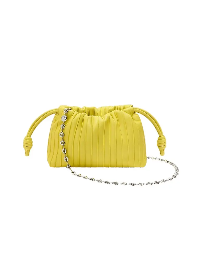 Loewe Women's Flamenco Mini Pleated Bag | Image 1 Loewe Women's Flamenco Mini Pleated Bag | Image 1