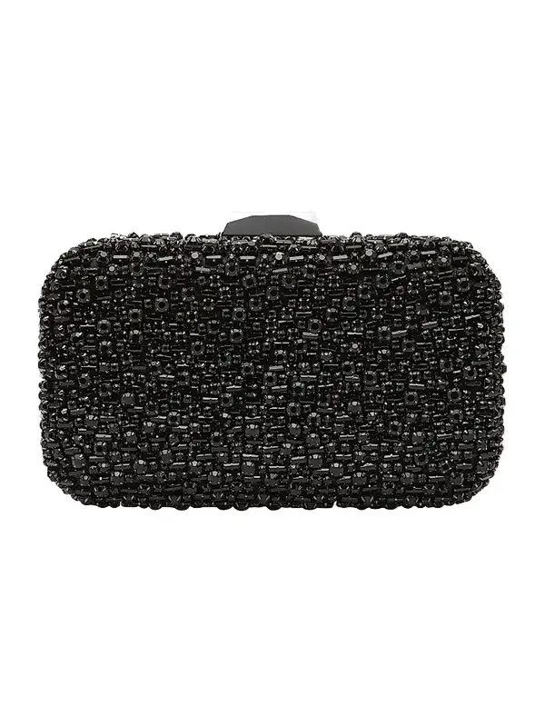 Women's Embellished Satin Clutch