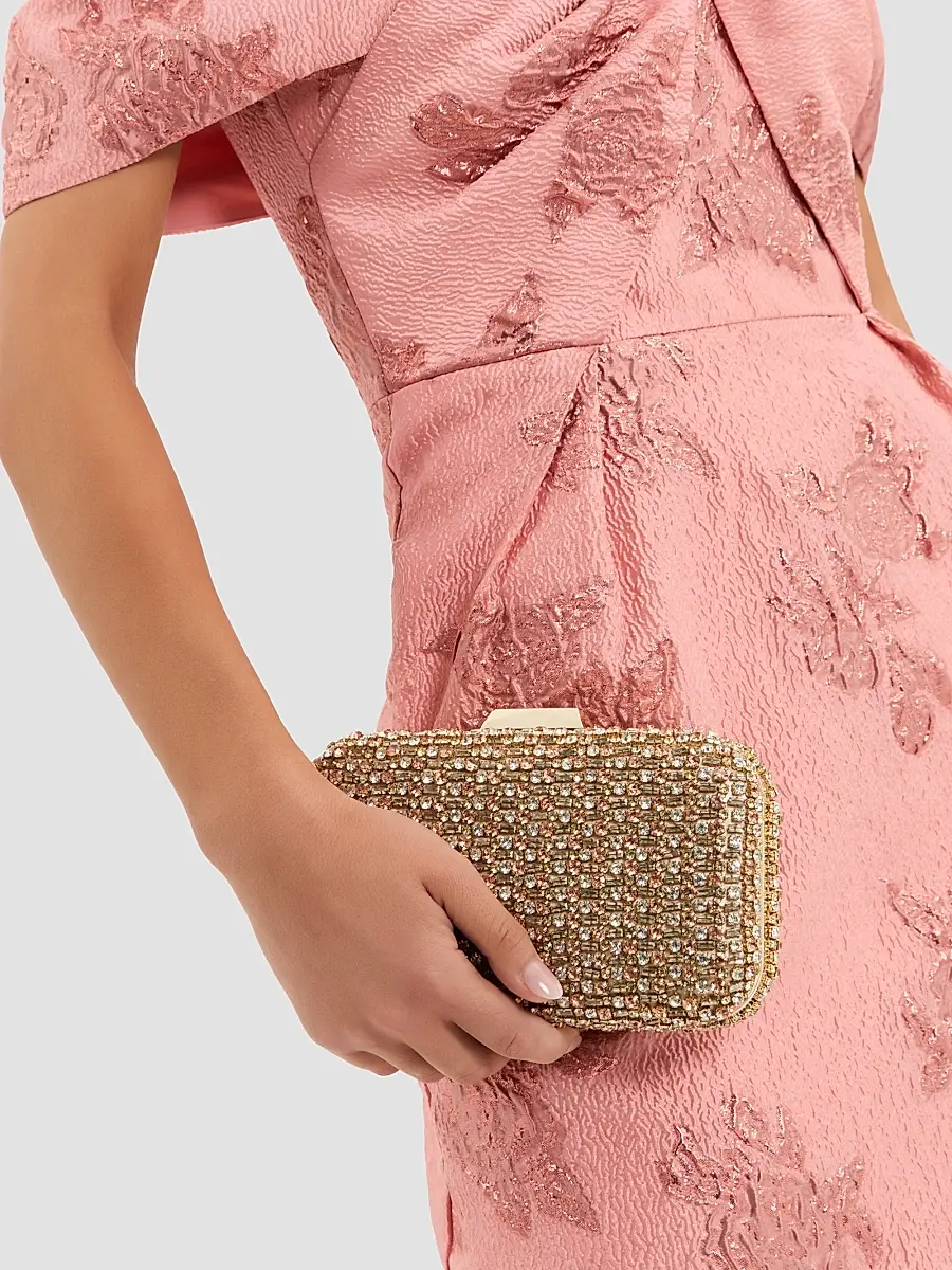 Rebecca Vallance Women's Embellished Satin Clutch | Thumbnail 2 Rebecca Vallance Women's Embellished Satin Clutch | Thumbnail 2