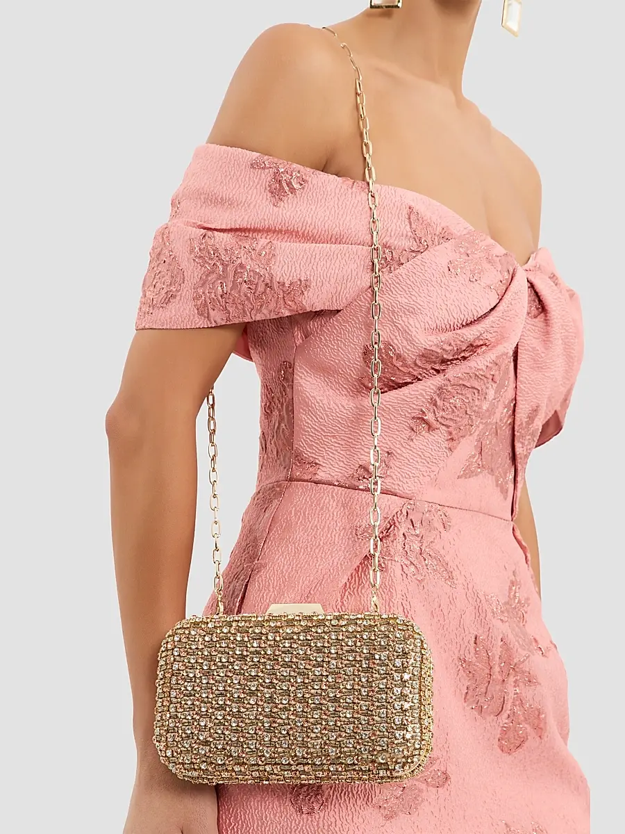 Rebecca Vallance Women's Embellished Satin Clutch | Thumbnail 3 Rebecca Vallance Women's Embellished Satin Clutch | Thumbnail 3