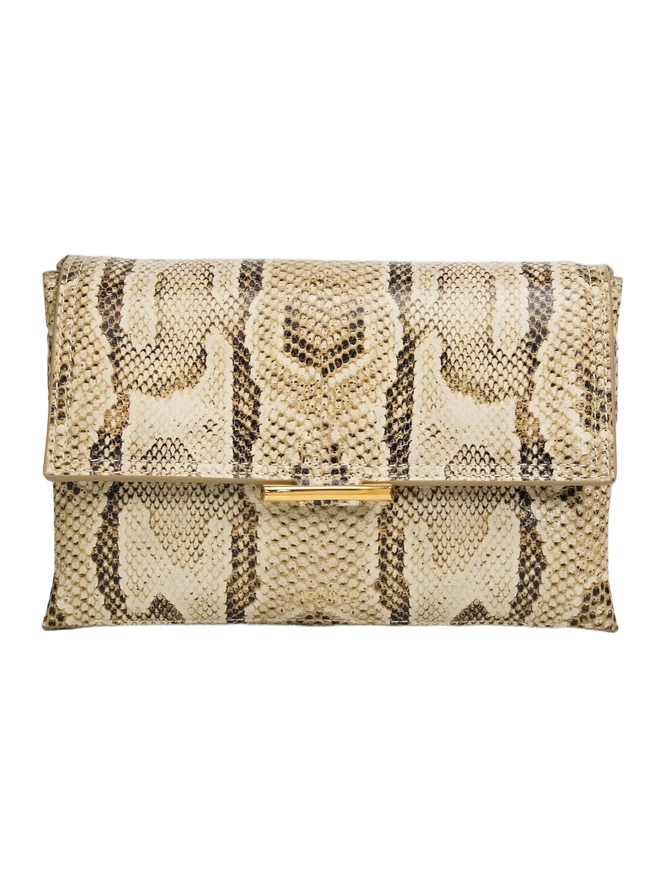 Wandler Women's Ida Trio Snakeskin-Print Leather Crossbody Bag