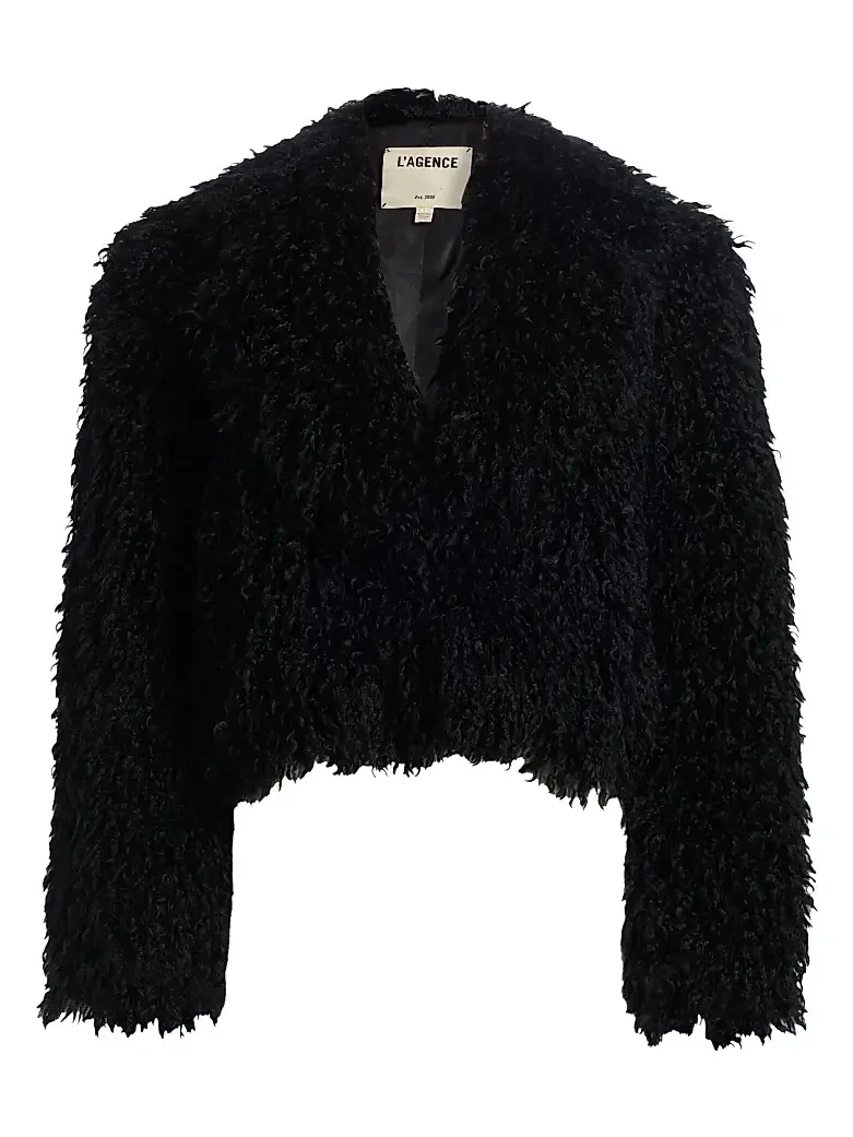 Women's Aura Faux-Fur Cropped Coat Women's Aura Faux-Fur Cropped Coat