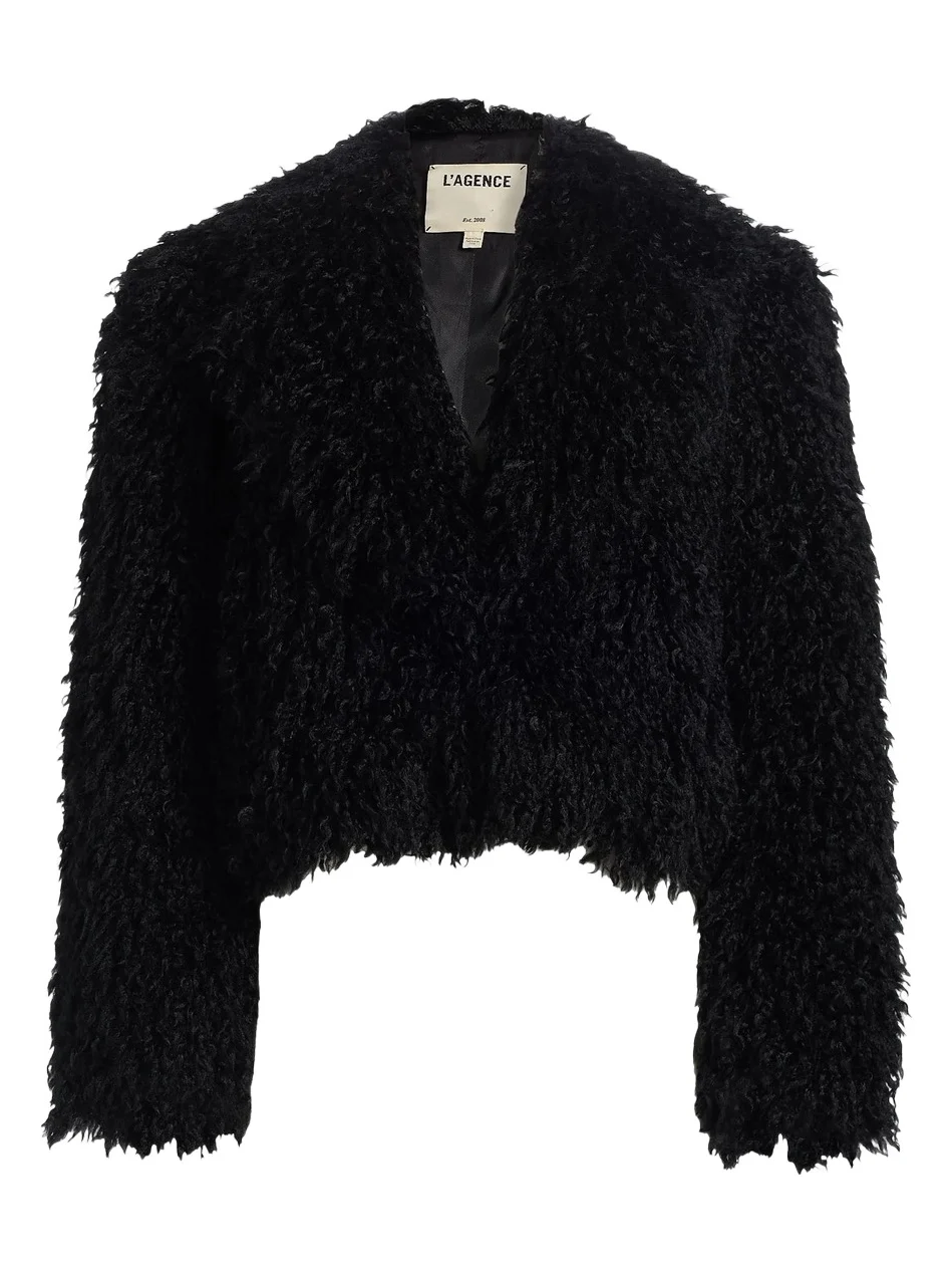 Women's Aura Faux-Fur Cropped Coat Women's Aura Faux-Fur Cropped Coat