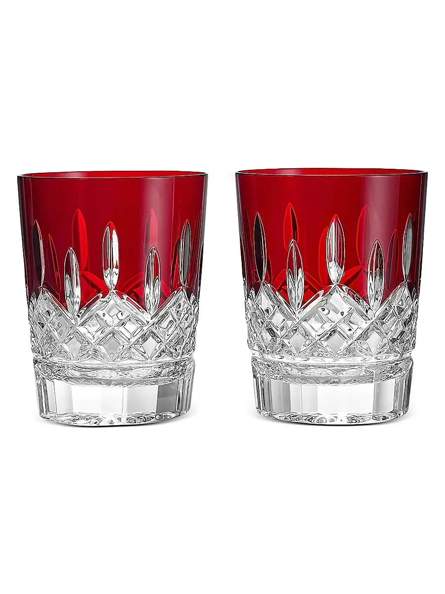 Waterford Lismore Double Old-Fashioned Glasses 2-Piece Set