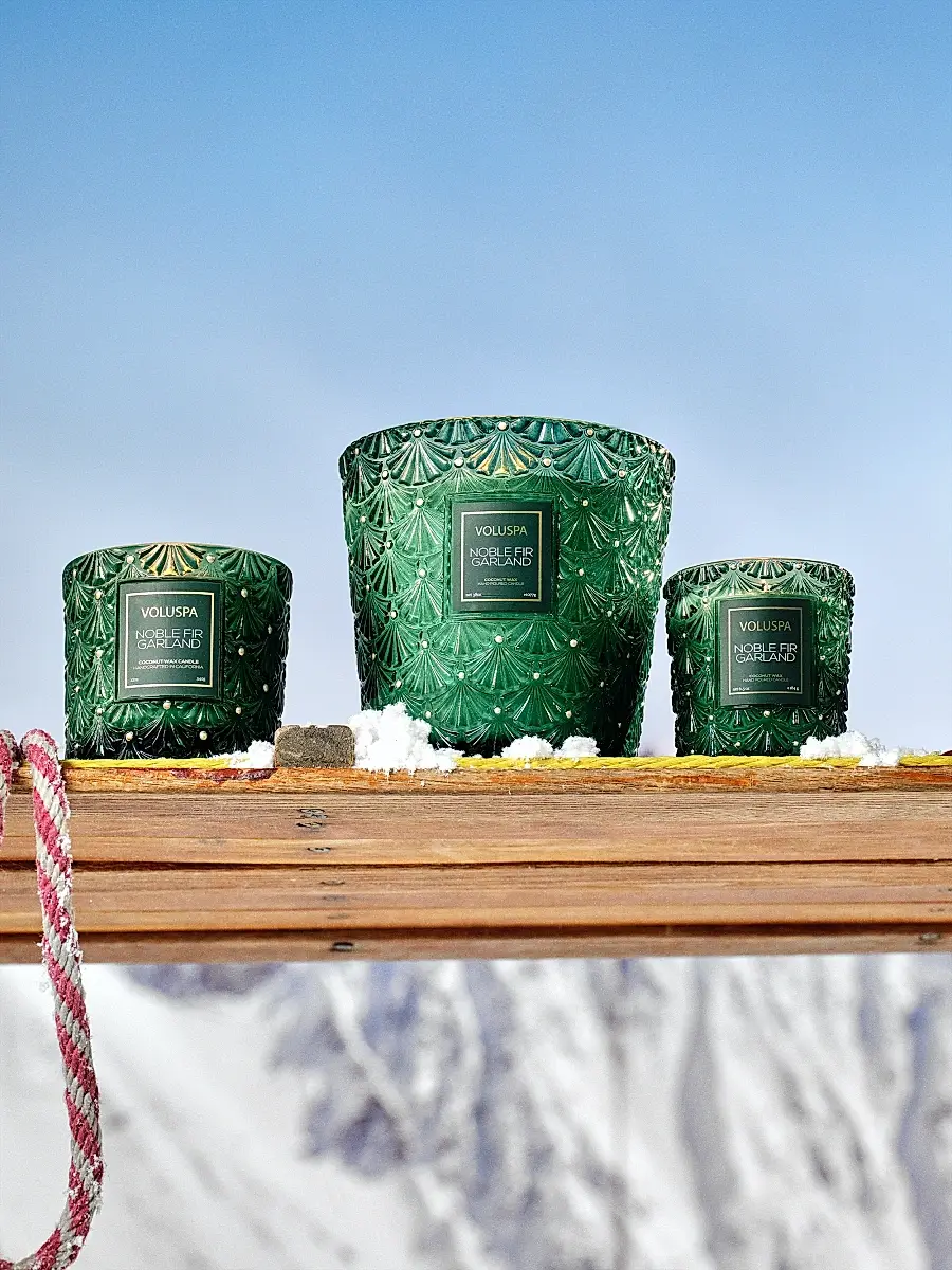 Voluspa Noble Fir Garland Classic Candle | Thumbnail 4