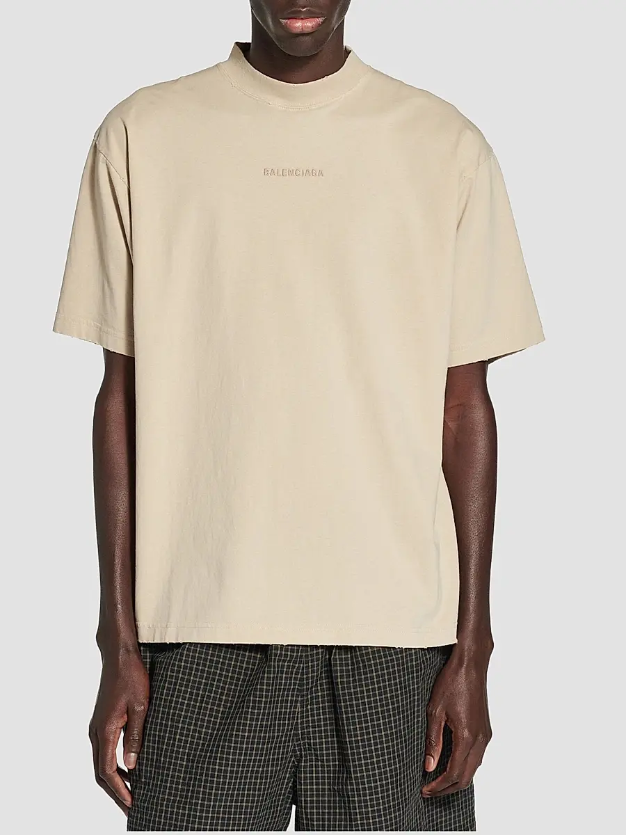 Balenciaga Men's Medium Fit T-Shirt | Thumbnail 3 Balenciaga Men's Medium Fit T-Shirt | Thumbnail 3