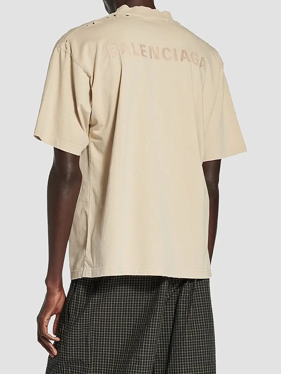 Balenciaga Men's Medium Fit T-Shirt | Thumbnail 4 Balenciaga Men's Medium Fit T-Shirt | Thumbnail 4