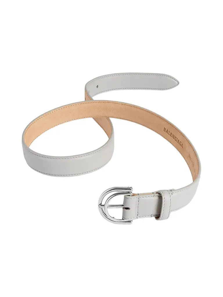 Balenciaga Women's Rodeo Belt - Light Grey | Image 1 Balenciaga Women's Rodeo Belt - Light Grey | Image 1