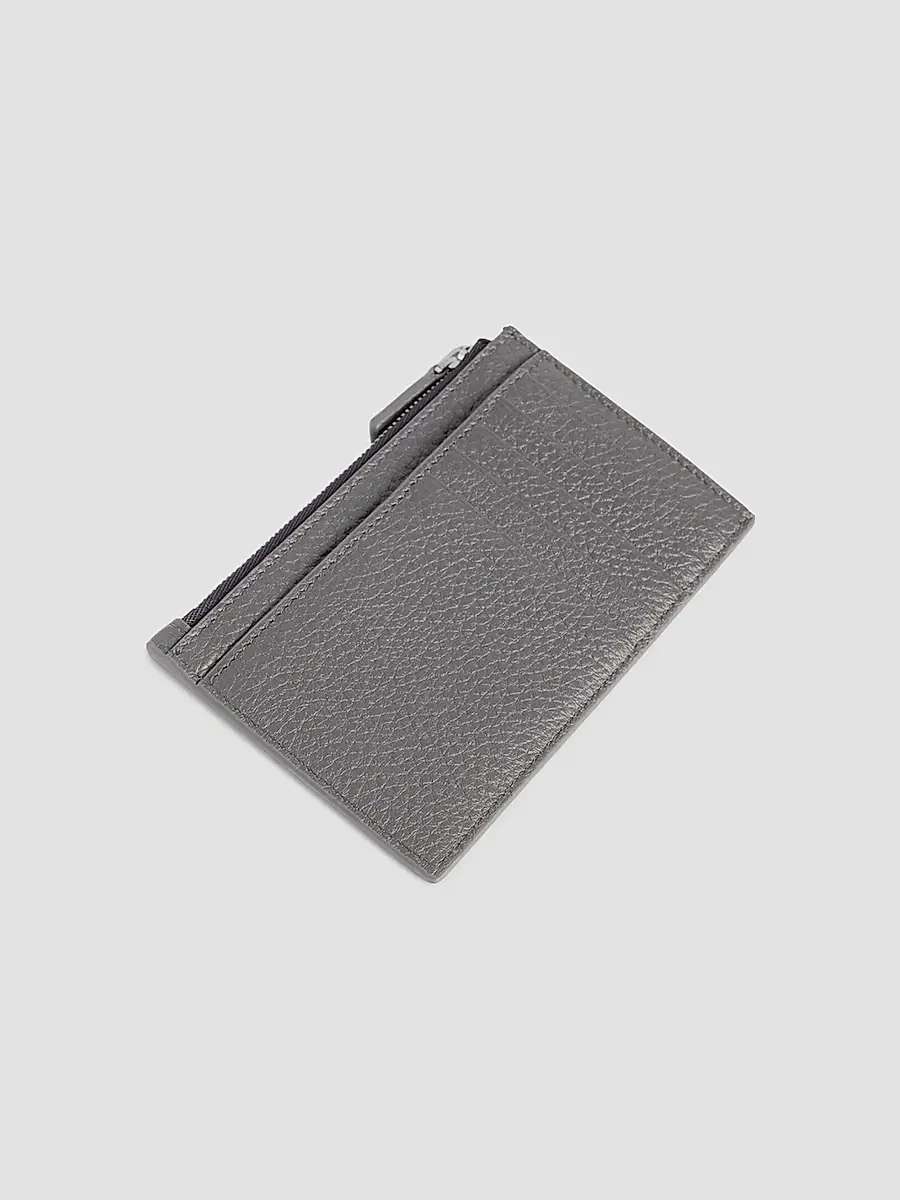 Balenciaga Men's Credit Long Coin and Card Holder - Grey | Thumbnail 2 Balenciaga Men's Credit Long Coin and Card Holder - Grey | Thumbnail 2
