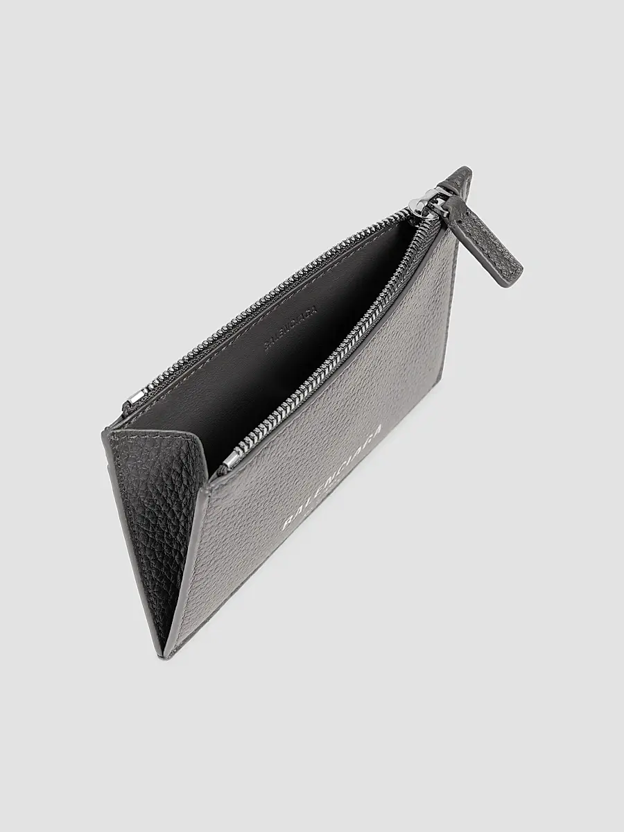 Balenciaga Men's Credit Long Coin and Card Holder - Grey | Thumbnail 3 Balenciaga Men's Credit Long Coin and Card Holder - Grey | Thumbnail 3