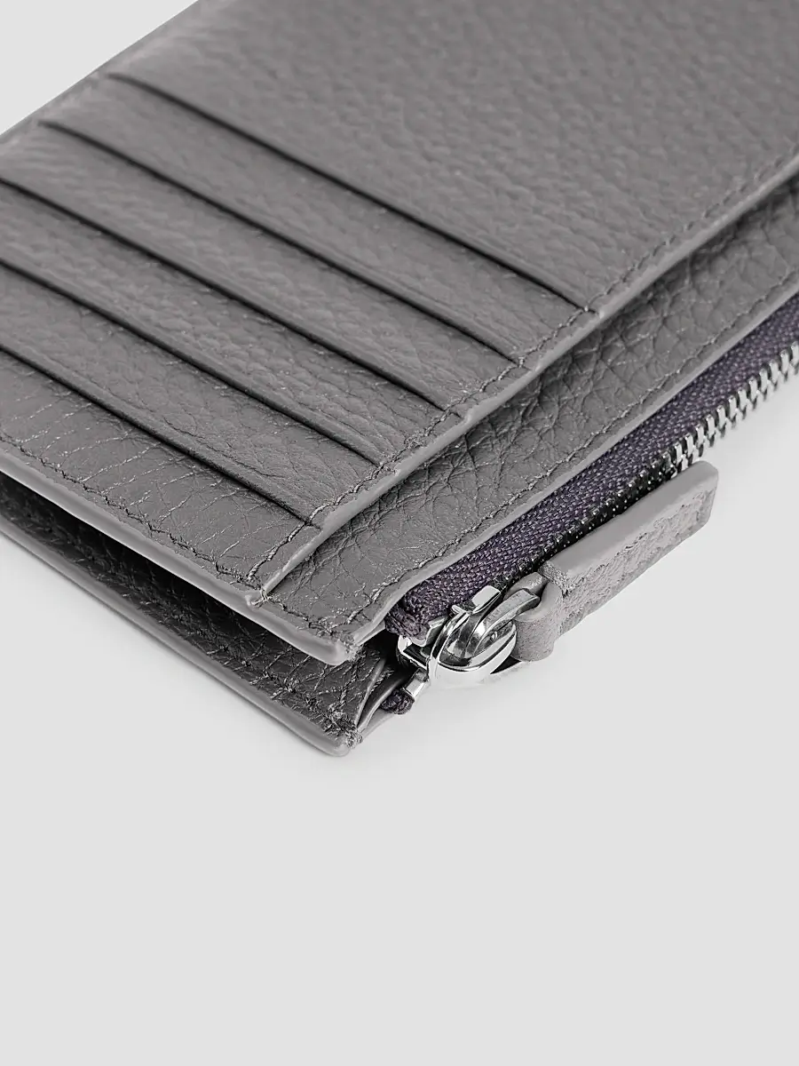 Balenciaga Men's Credit Long Coin and Card Holder - Grey | Thumbnail 4 Balenciaga Men's Credit Long Coin and Card Holder - Grey | Thumbnail 4