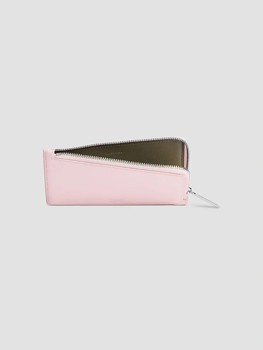Balenciaga Women's Envelope Long Coin and Card Holder - Petal Pink | Thumbnail 3 Balenciaga Women's Envelope Long Coin and Card Holder - Petal Pink | Thumbnail 3