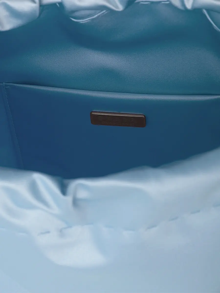 Prada Women's Wish Silk Duchesse Pouch | Thumbnail 3 Prada Women's Wish Silk Duchesse Pouch | Thumbnail 3