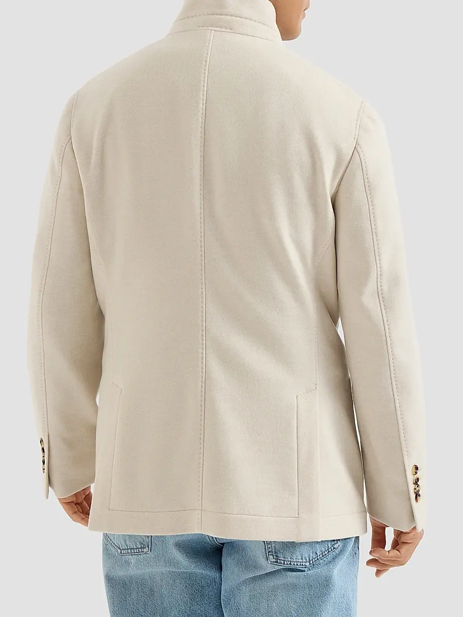 Brunello Cucinelli Men's Lightweight Water-Resistant Cashmere Outerwear Blazer | Thumbnail 4 Brunello Cucinelli Men's Lightweight Water-Resistant Cashmere Outerwear Blazer | Thumbnail 4