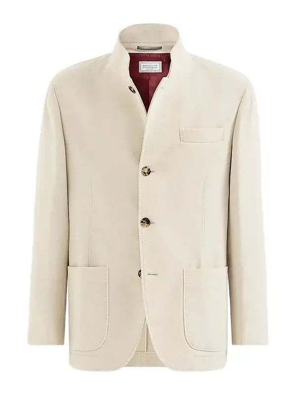 Men's Lightweight Water-Resistant Cashmere Outerwear Blazer Men's Lightweight Water-Resistant Cashmere Outerwear Blazer